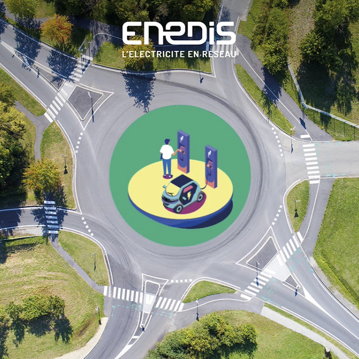 ENEDIS WALL ANIMATION